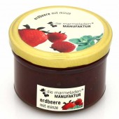 Erdbeere mit Minze 180g, Die Marmeladen Manufaktur