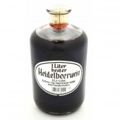 Heidelbeerwein in der Apothekerflasche 1l, Kelterei Hartmann