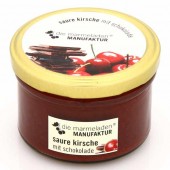 Saure Kirsche mit Schokolade 180g, Die Marmeladen Manufaktur