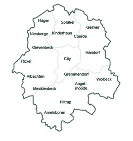Münster und seine Ortsteile